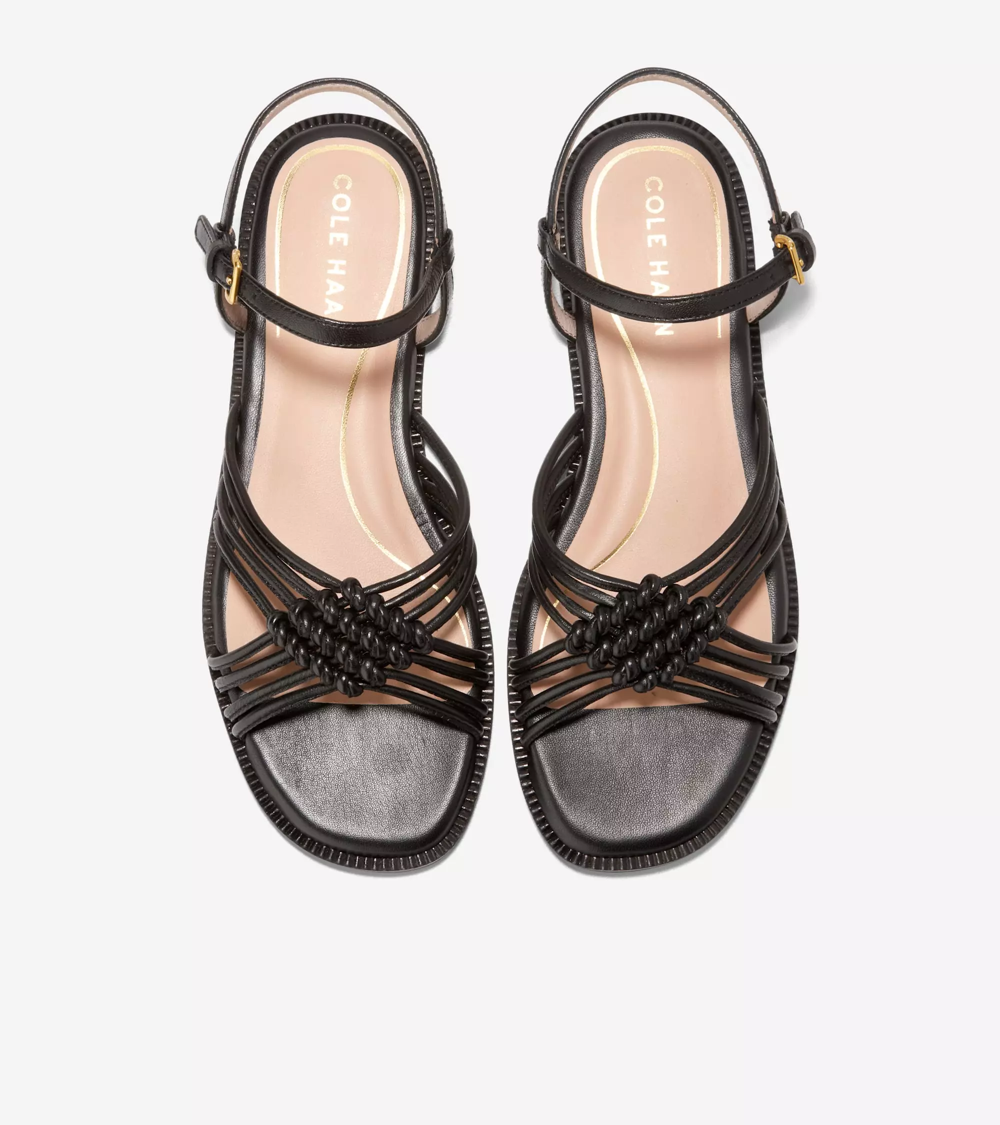 Cole Haan Woman Jitney Knot Sandal - Sepatu Wanita (Hitam)