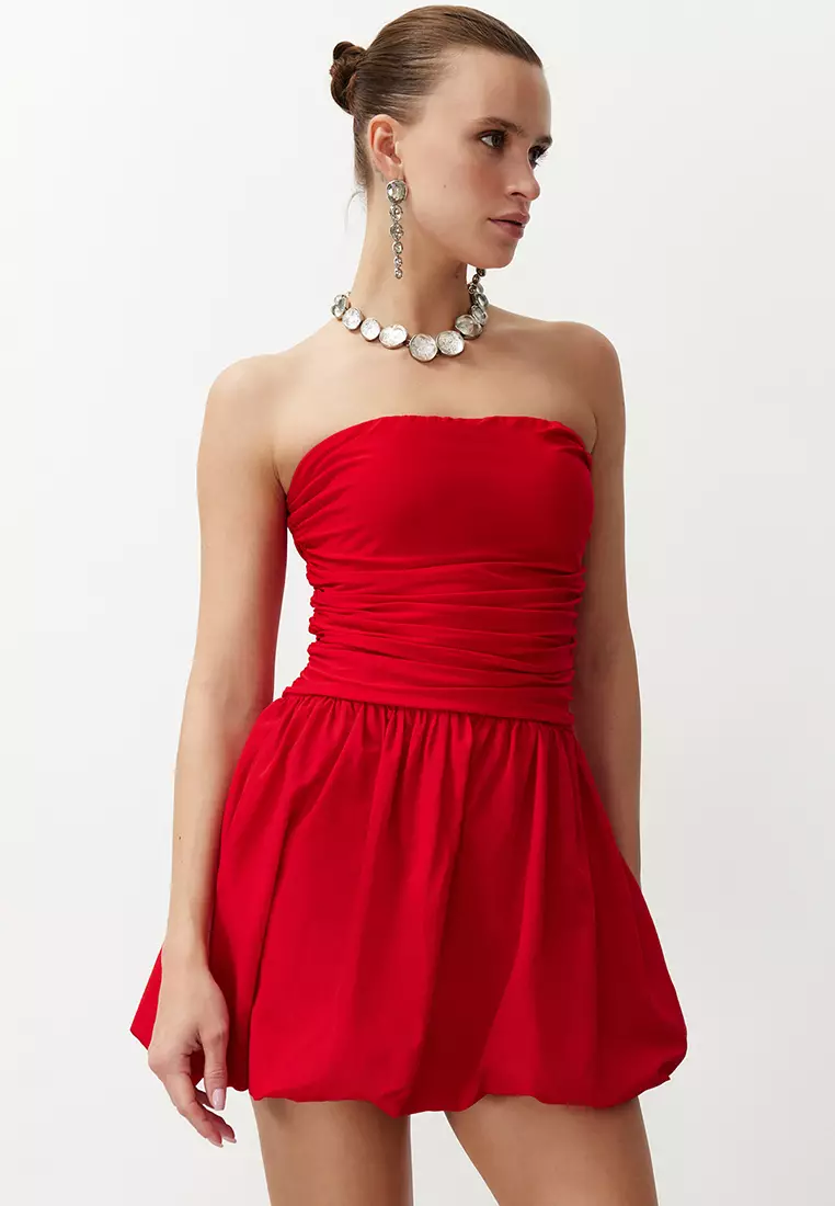 Straight Mini Sleeveless Fitted Dress