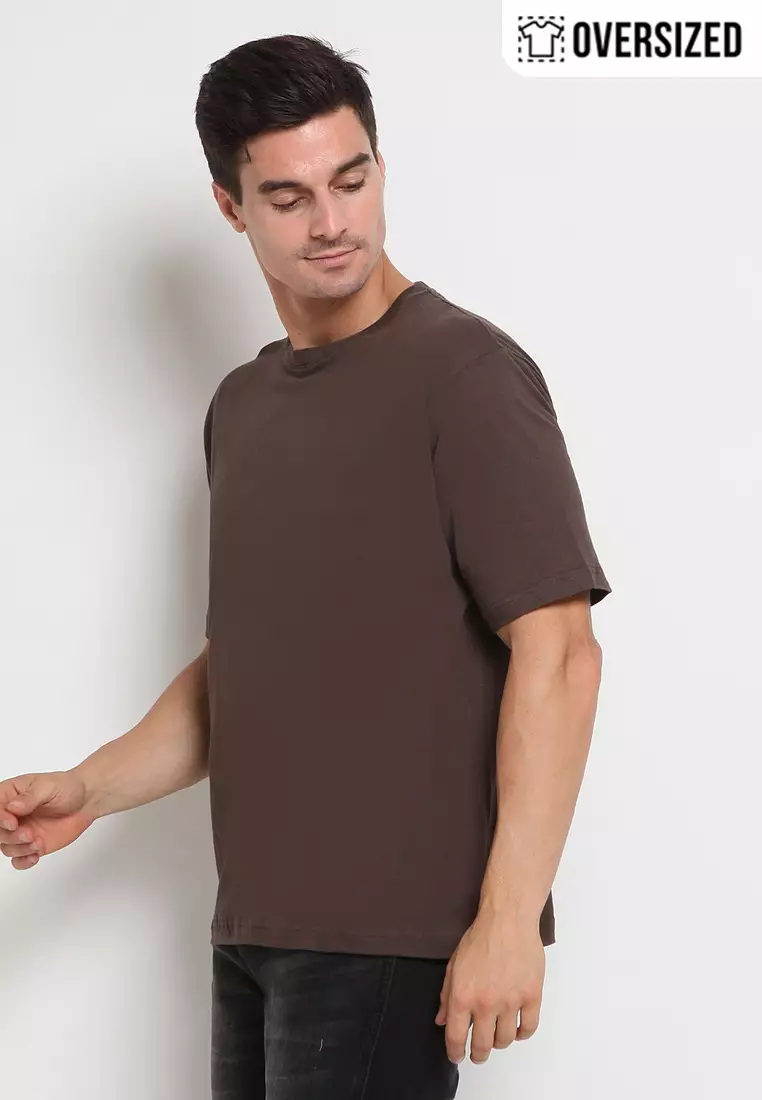 RBJ T-Shirt Cotton Polos Oversized Pria 207090001