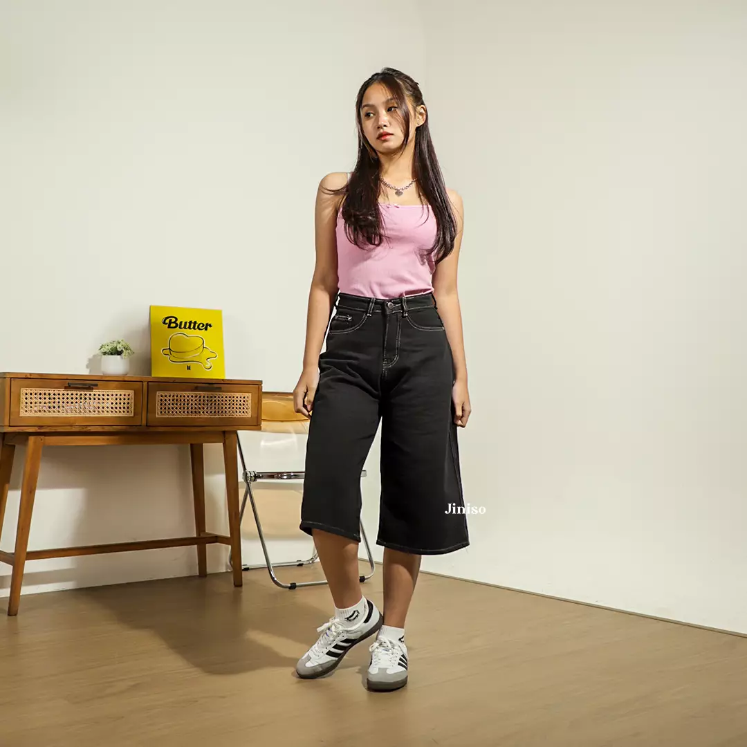 Jorts Baggy Short Jeans 300 SKATER