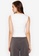 ZALORA WORK white Square Neck Fitted Top B60D2AAE8CB841GS_2