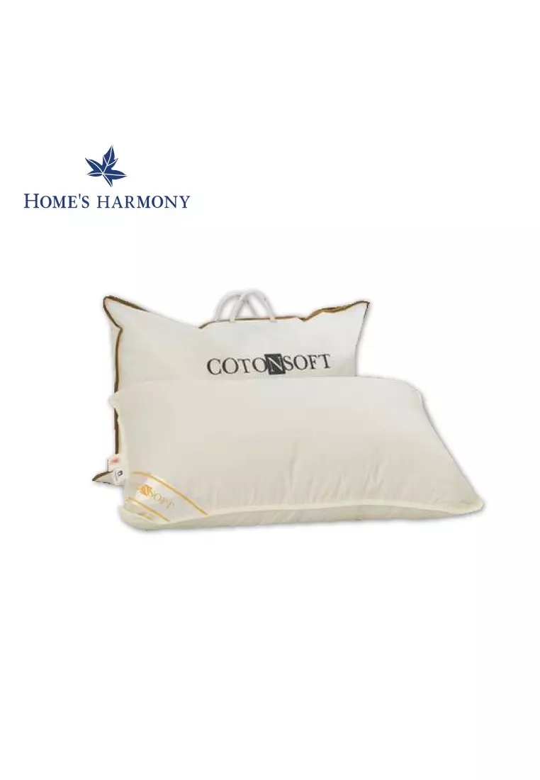 Novelle cotton rich top pillow