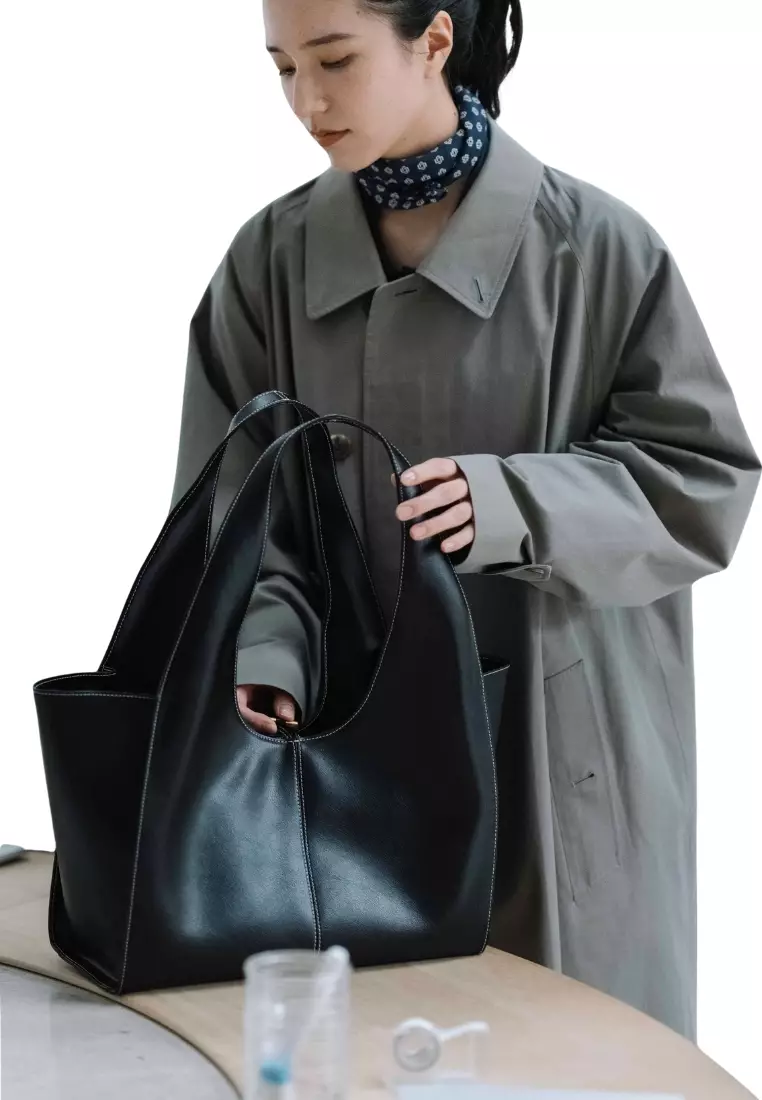 Jual Atelier de LUMEN Panier Grand Bag - Soft Black Original 2025 