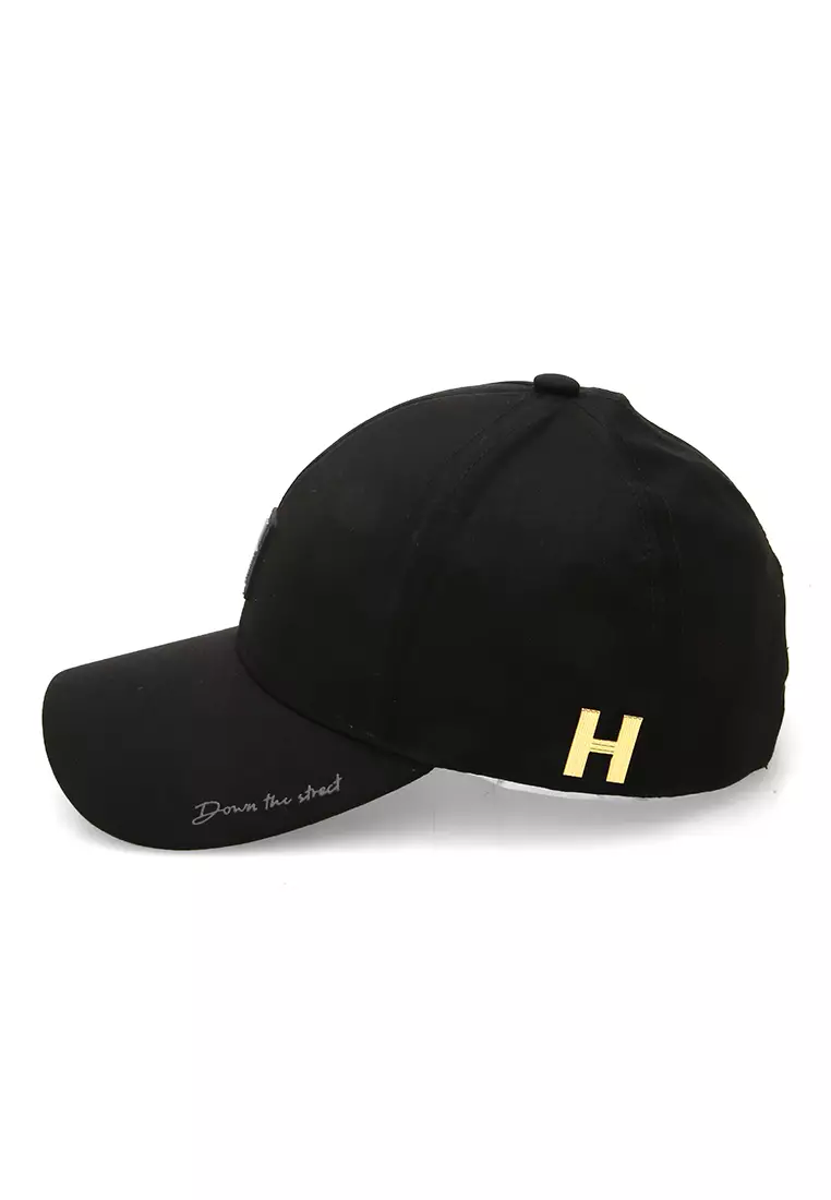 Jahari Aksesoris Fashion Topi Baseball Pria Wanita Casual Cap Resizable Strap Material Cotton ORIGINAL - Black