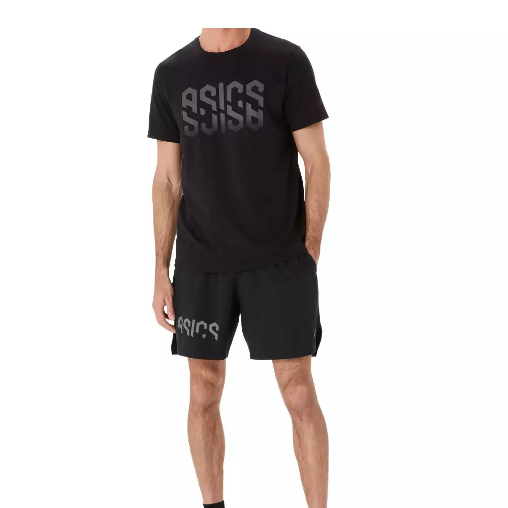 ASICS Men Asics Hex Graphic Cotton Blend Tee -2031E901.001
