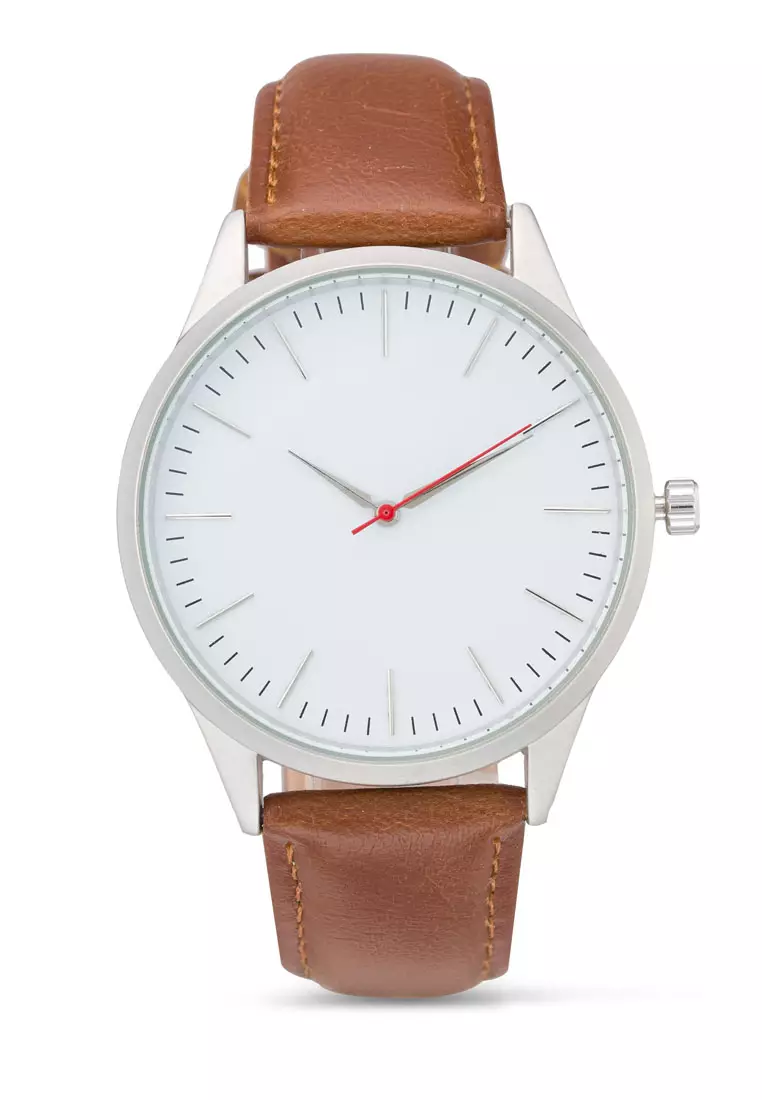 Matte on sale silver watch