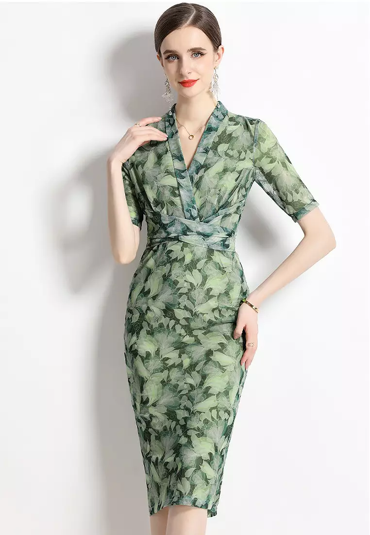 激安‼️未使用タグ付‼️ Tiered Floral Pleated Dress CustomStyleJoinImageHandler01.