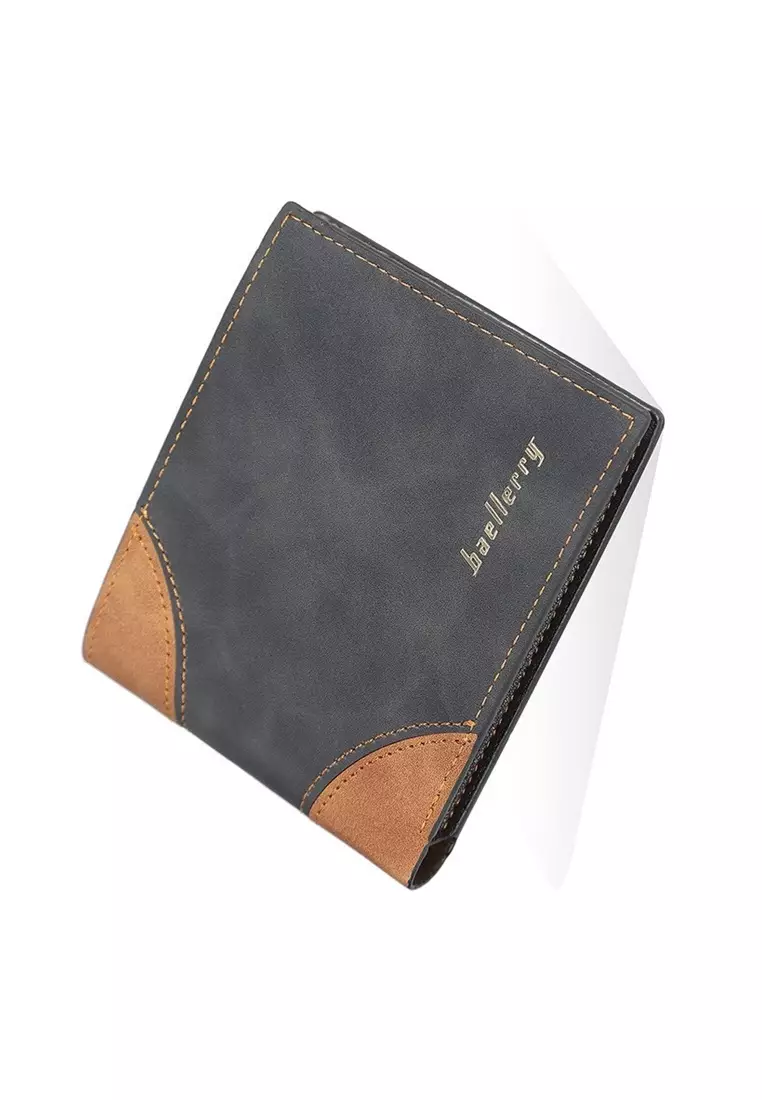 Dompet Pria Model Pendek Bahan Kulit PU Leather Premium ORIGINAL