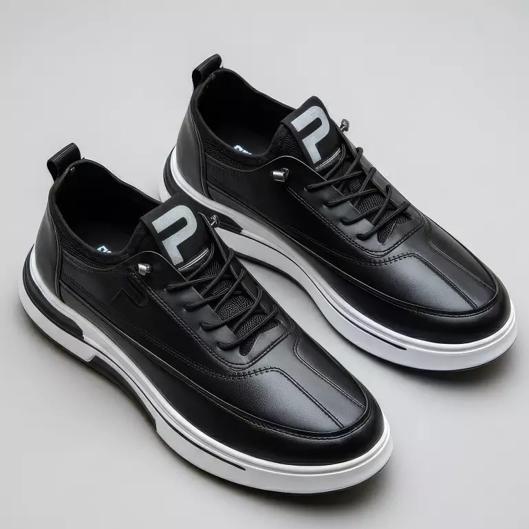 PAULMAY - Sepatu Sneakers pria Ignite Black White