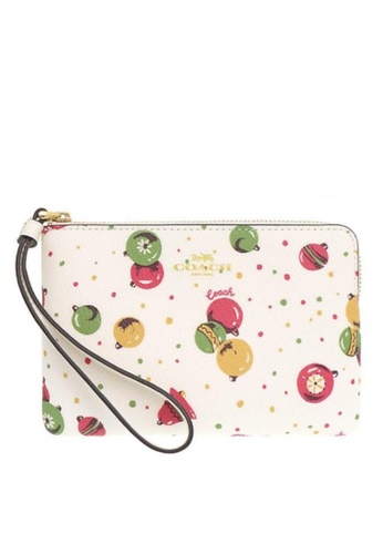 Coach COACH CORNER ZIP WRISTLET (C7406)-IM/CHALK MULTI 2023 | Buy Coach  Online | ZALORA Hong Kong