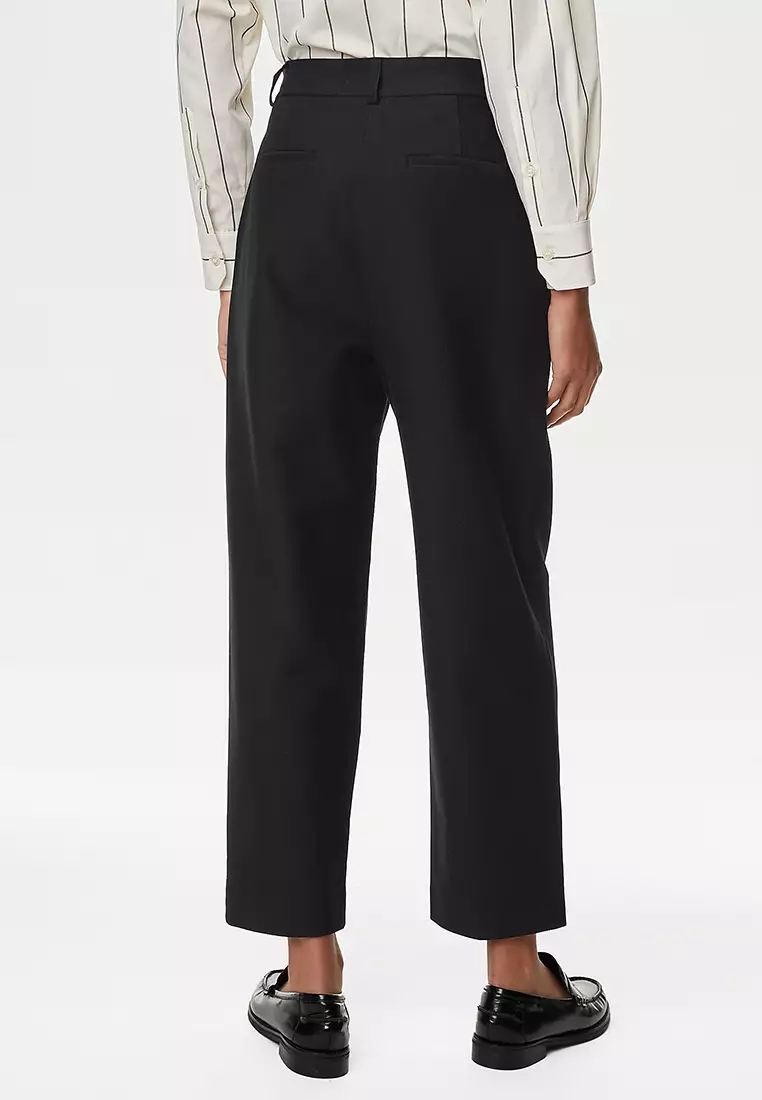 Jersey Tapered Ankle Grazer Trousers