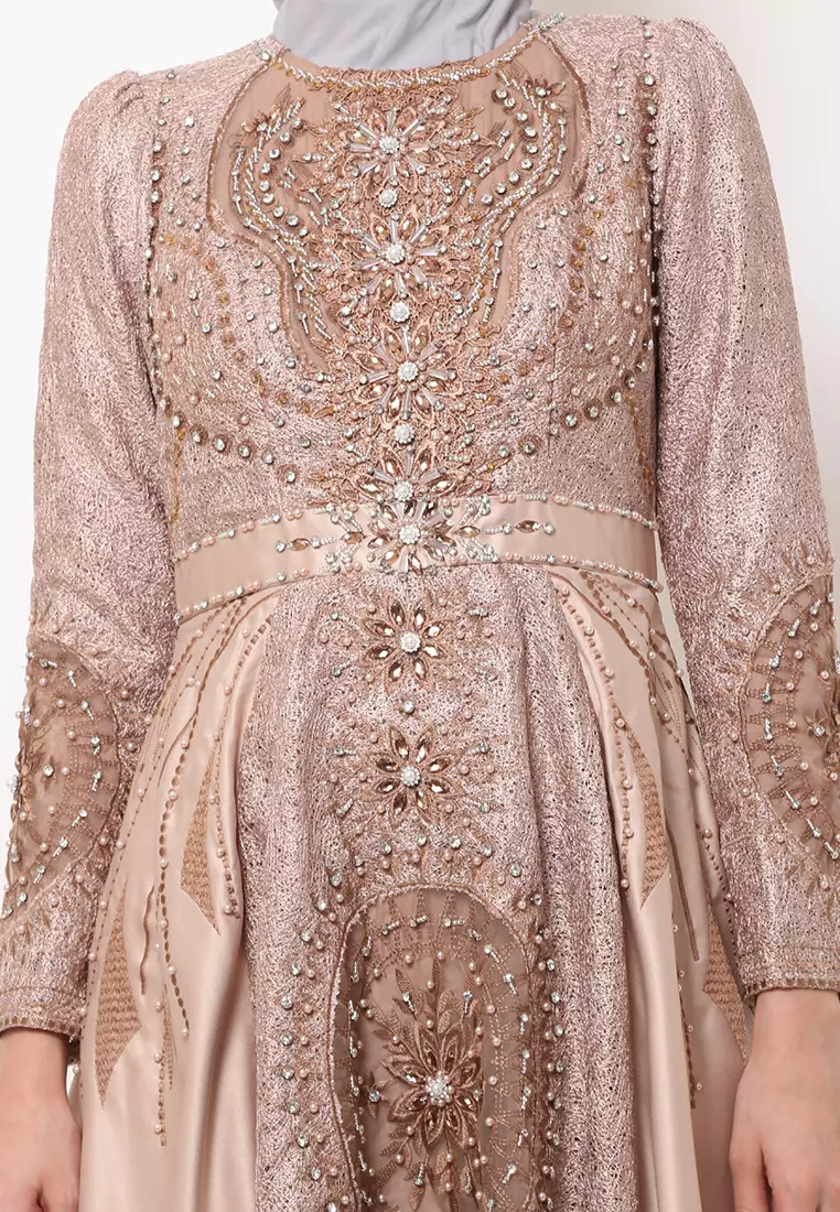 Bibiq Gamis Brokat Jaring