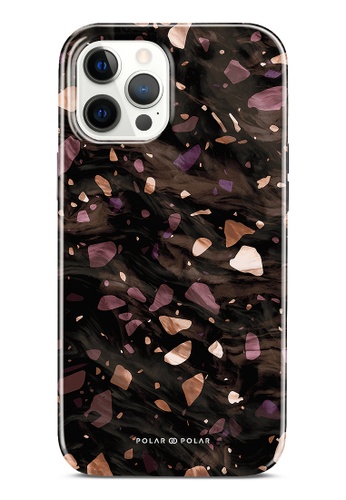Polar Polar brown Eminence Terrazzo Gem iPhone 12 Pro Max Dual-Layer Protective Phone Case (Glossy) B6261AC480A5CAGS_1