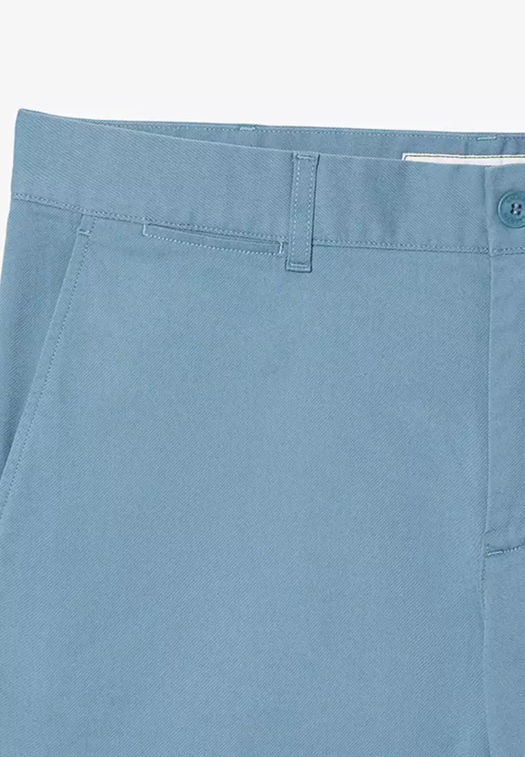 Slim Fit Stretch Cotton Pants