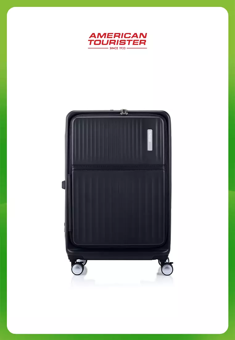 American Tourister Koper Hardcase Tranto Spinner Large 28 Inch EXP TSA BO - Black