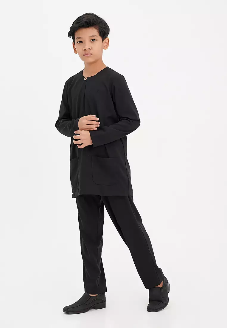 Baju melayu teluk 2024 belanga slim fit