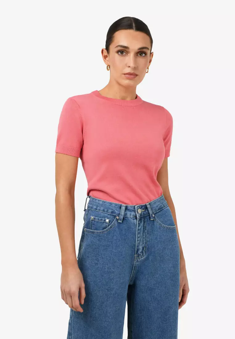 Catherine Short Sleeve Knit