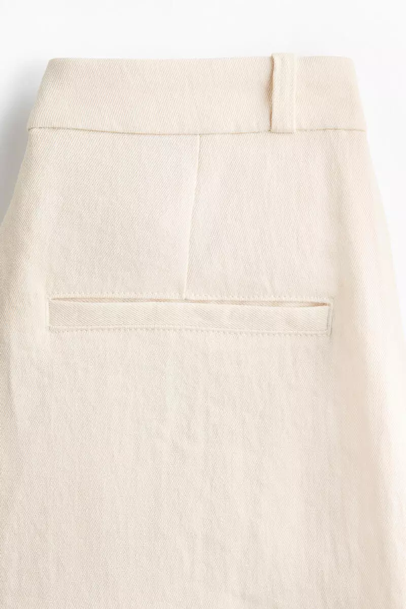 Wide tailored trousers