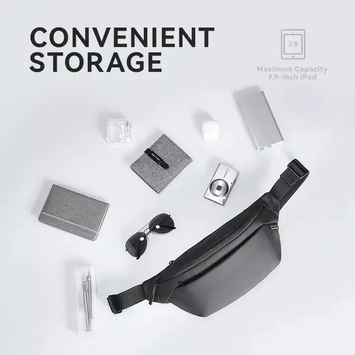 Mark Ryden MR615 Tas Selempang Tas Pinggang Pria Crossbody Waist Bag - Tech Grey