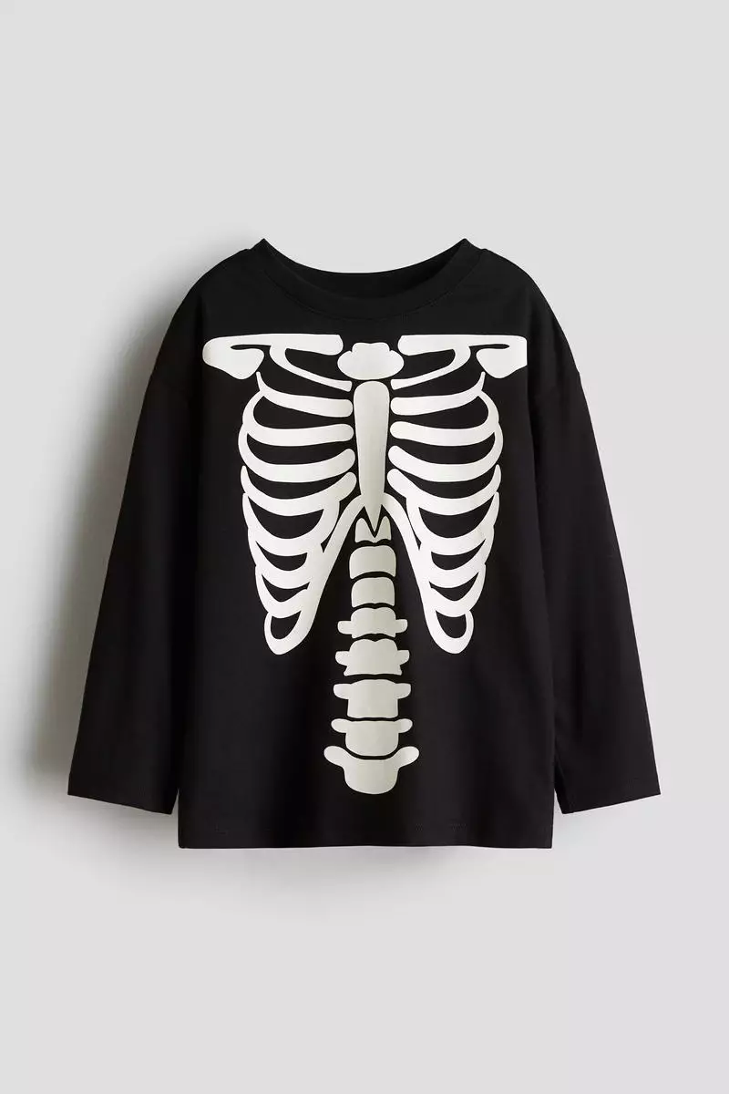 Motif-detail cotton T-shirt