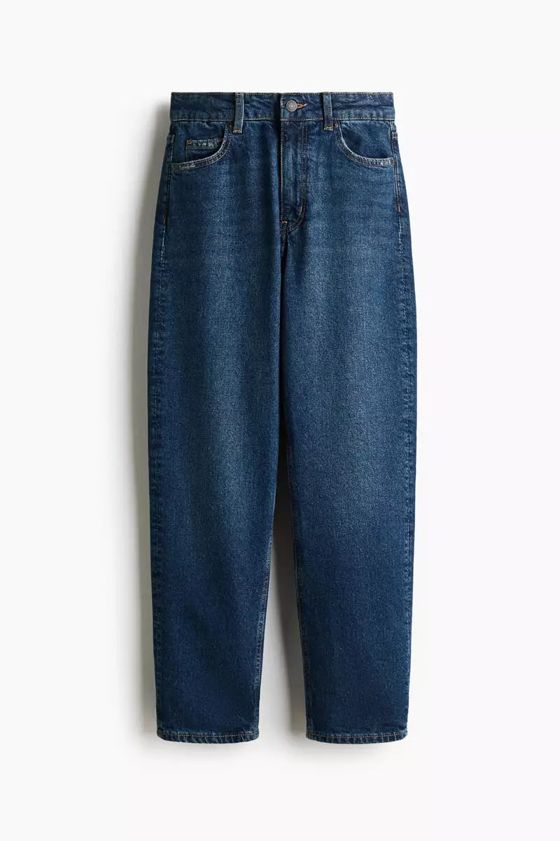 Mom Slim Fit High Waist Ankle Jeans