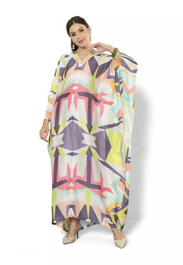 Kanzi Exclusive Short Sleeve Classic Kaftan