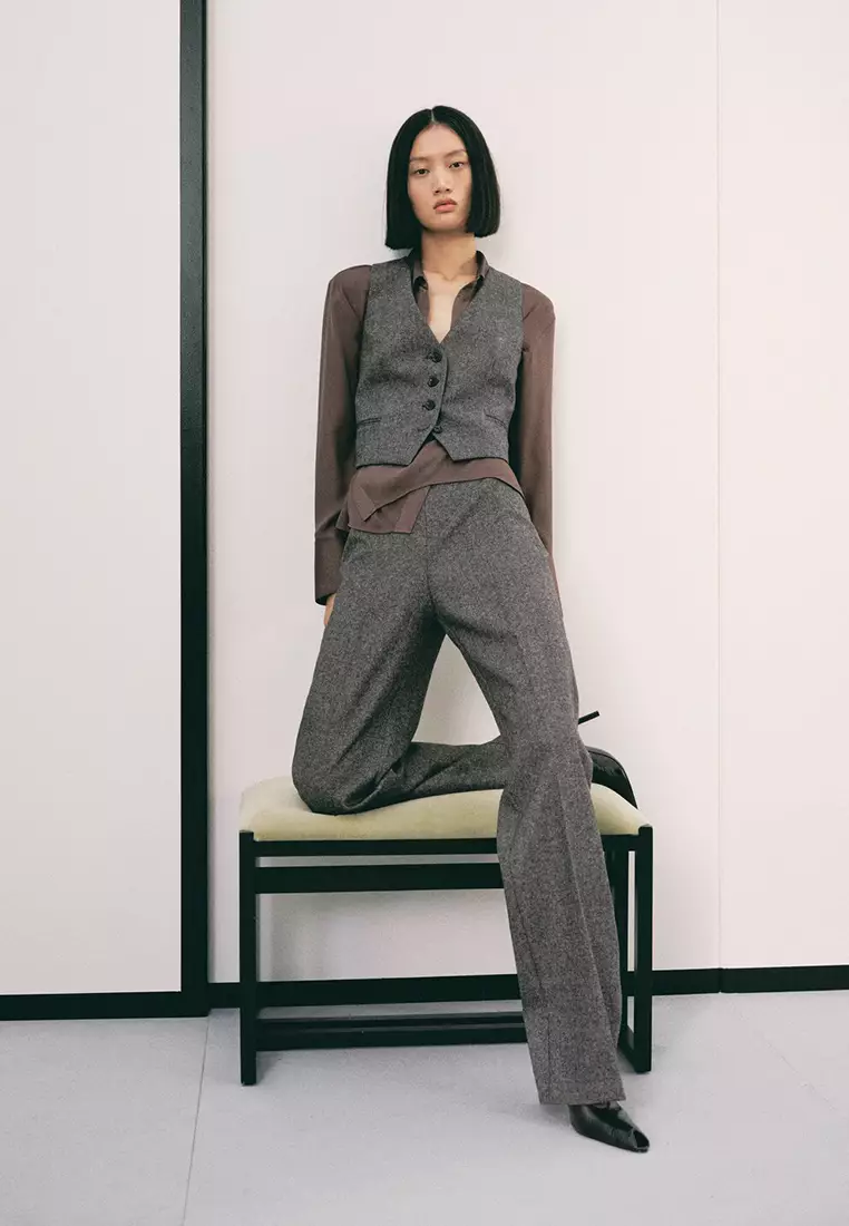 Speckled Wool Trousers