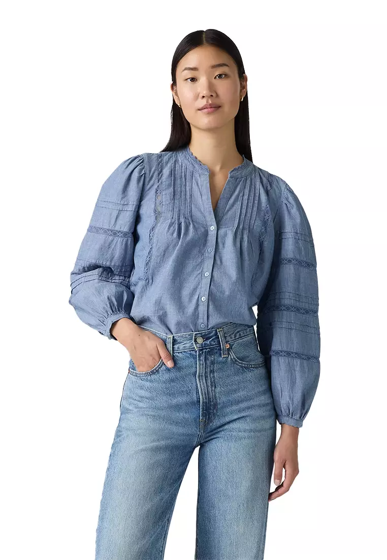 Levi's® Women's Mandy Long-Sleeve Blouse (001HN-0002)