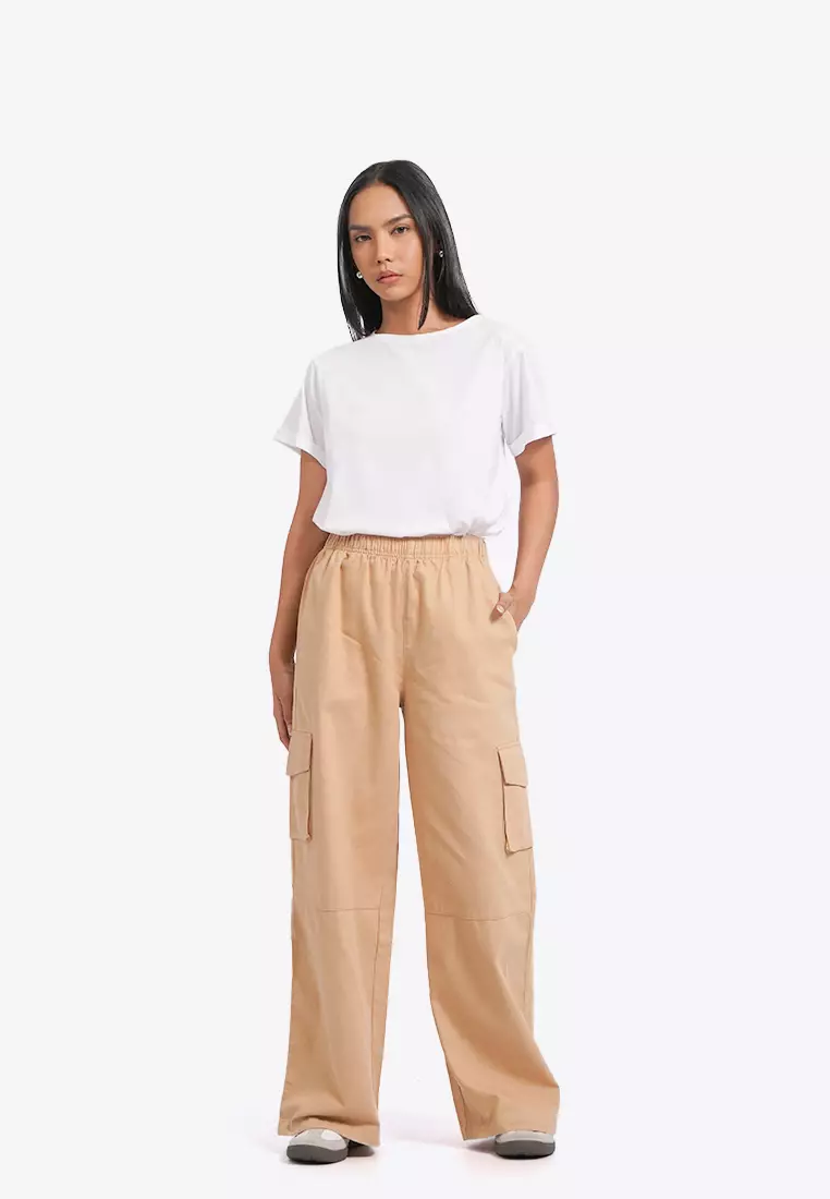 Wide Leg Cargo Pants
