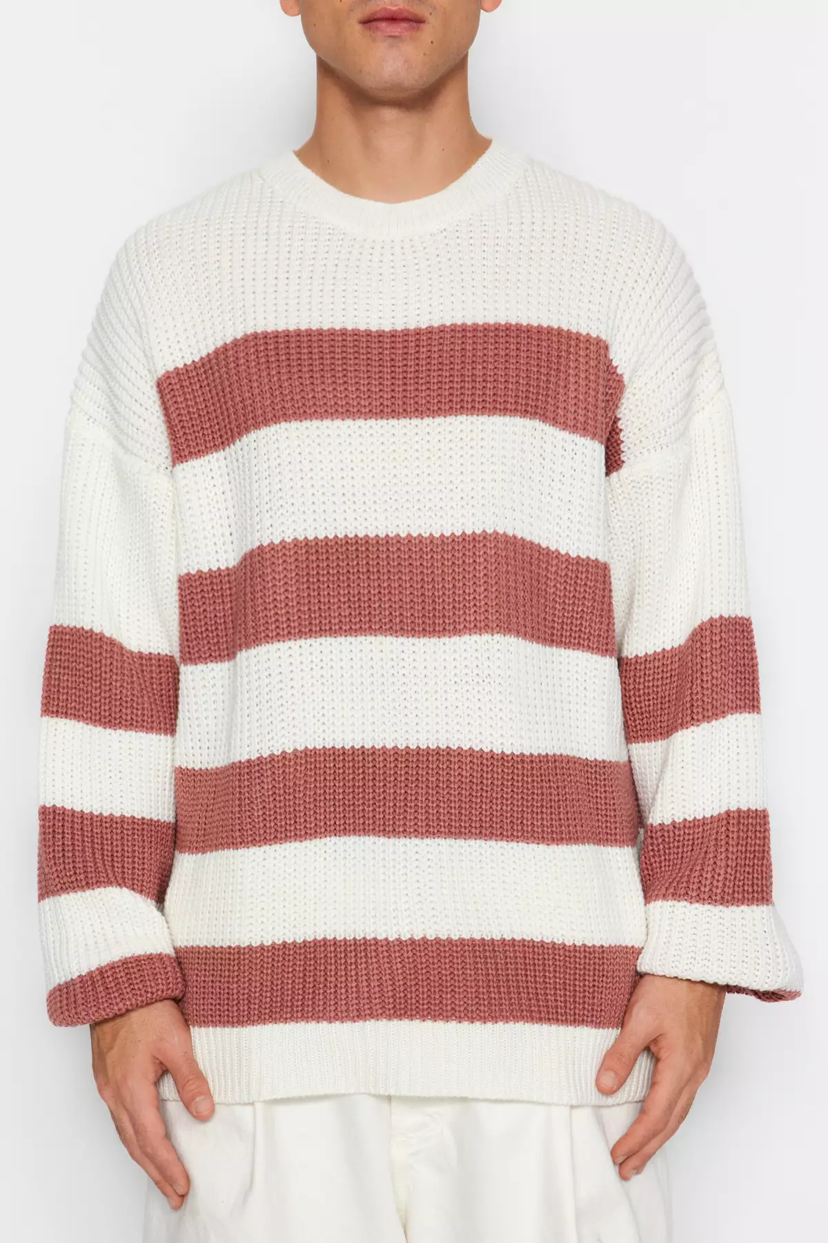 Stripe Relaxed Sweater