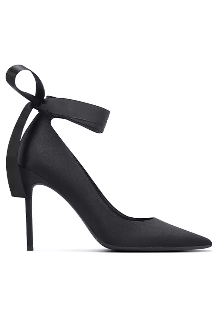 Discount on Twenty Eight Shoes  shoes - SKU: 10cm Bow Tie Satin High Heels Djx38-C