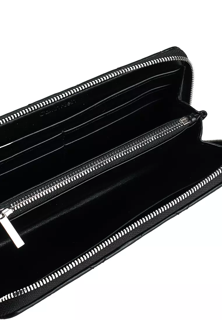 Quilted Long Zip Around Wallet - Calvin Klein Accessories