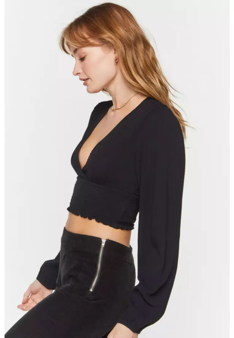 Forever 21 wrap shirt store