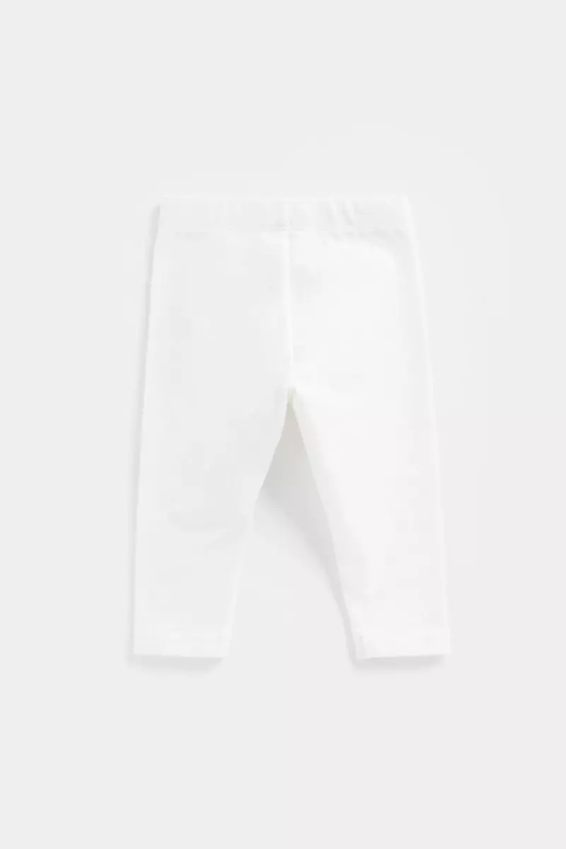 Mothercare White Leggings - Celana Panjang Anak Perempuan (Putih)