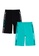LC WAIKIKI green and blue Cotton Boys Pyjama Shorts 2-Pack 511AFKACD5AD27GS_1