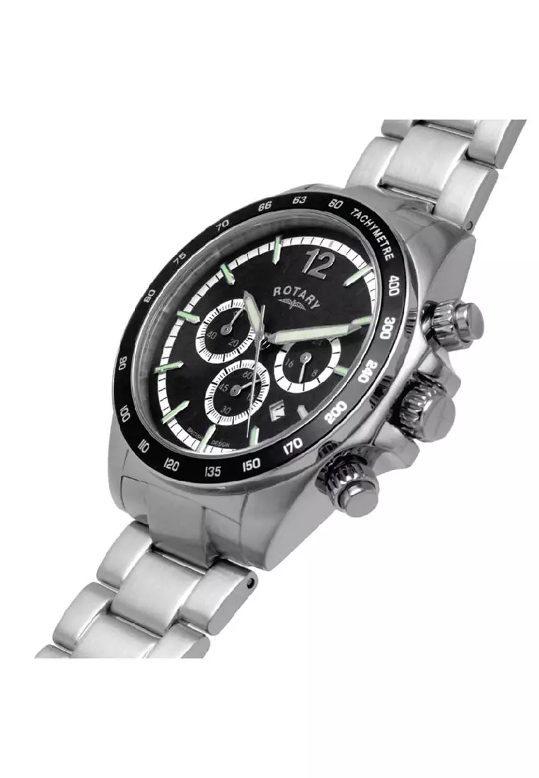 Buy Rotary Rotary Henley Chronograph Mens Watch 41mm 10ATM GB05440