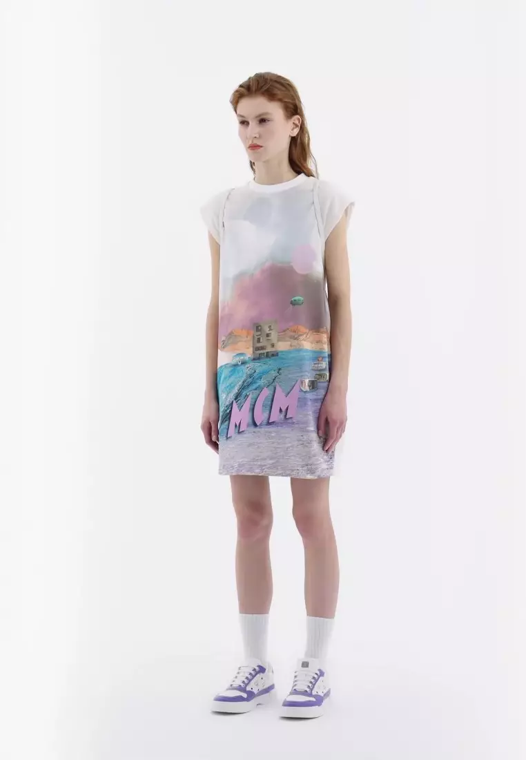 Aren Chain Backpack in Visetos