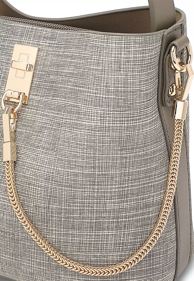 Women's Top Handle Bag / Sling Bag / Crossbody Bag (Tas Selempang / Tas Tangan) - Hijau