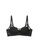 ZITIQUE black Women's Minimalist Plain See-through Nylon Lingerie Set (Bra and Underwear) - Black 7BCF1US28D68C3GS_2