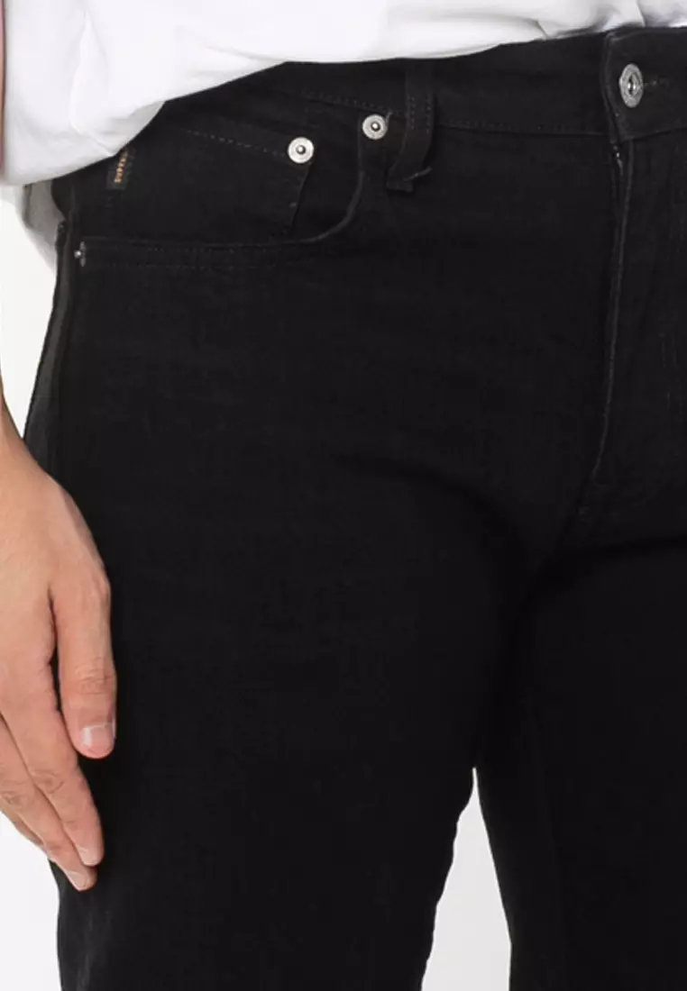 復古修身牛仔褲