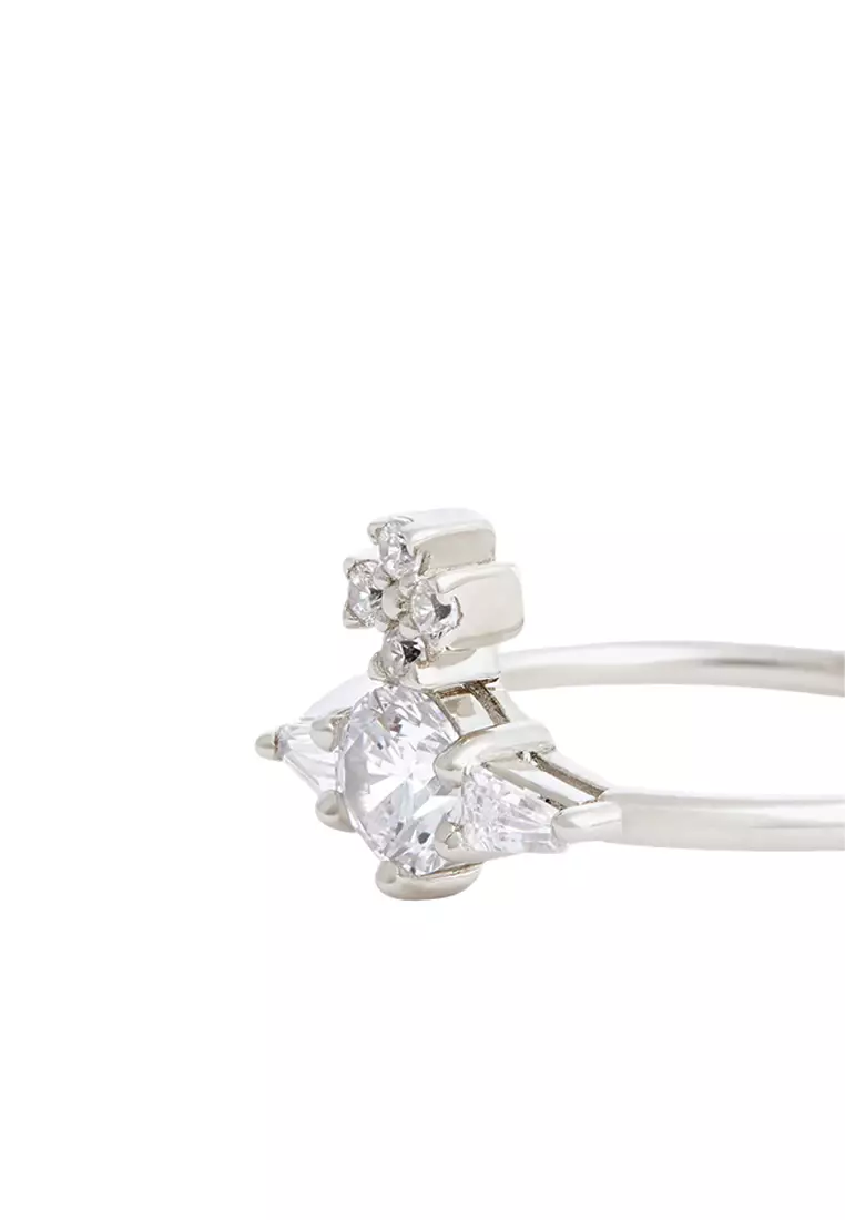 女士戒指銀色6402001A 01P102