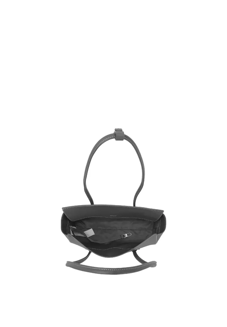 UNNI Baguette Shoulder Bag - Grey Khaki