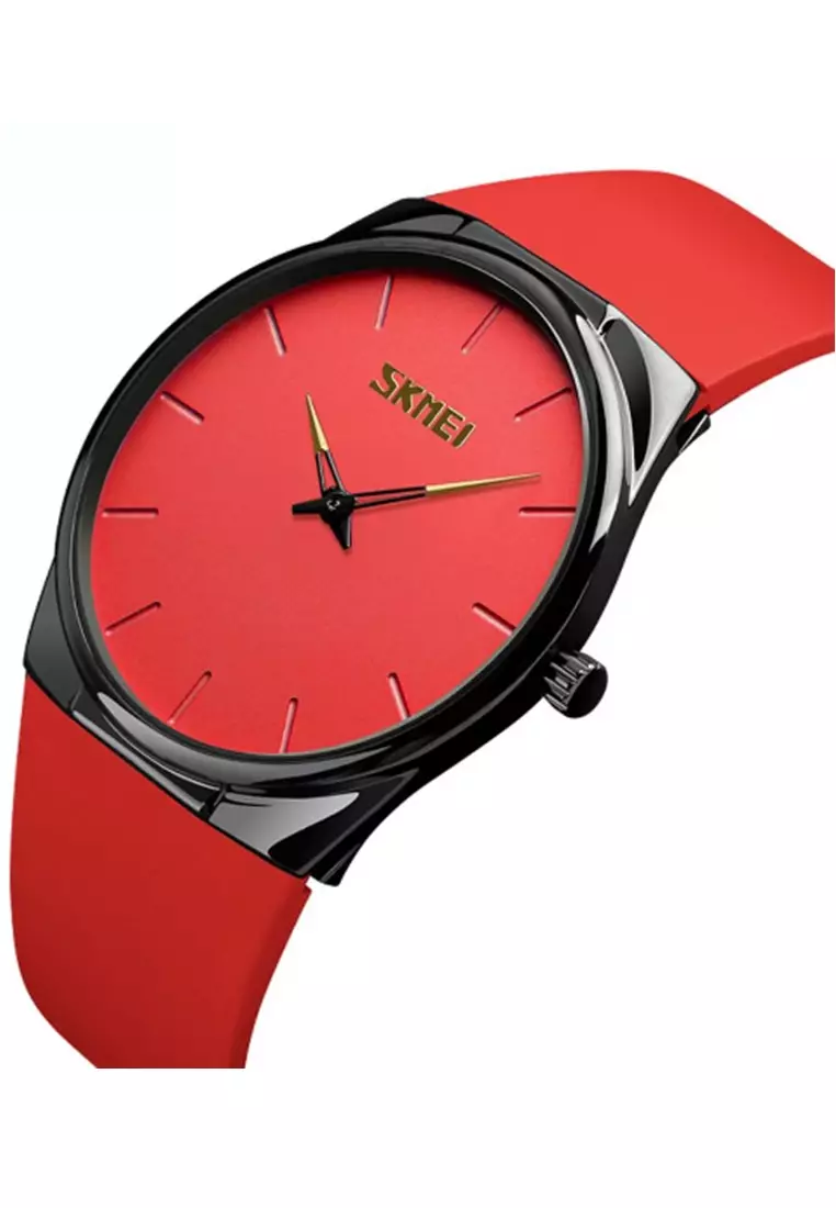 Jam Tangan Casual Analog Pria Waterproof Strap Tali Material Rubber OO19 ORIGINAL