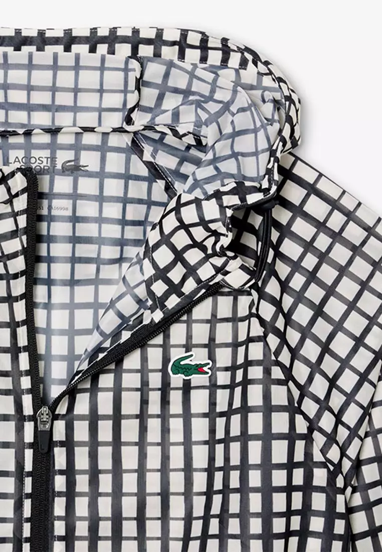 Lightweight Crocodile Print Sport Jacket