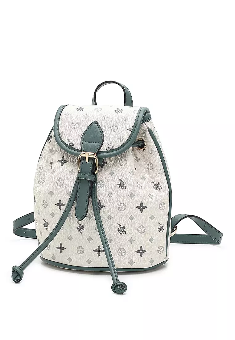 Women's Monogram Mini Backpack - Grey