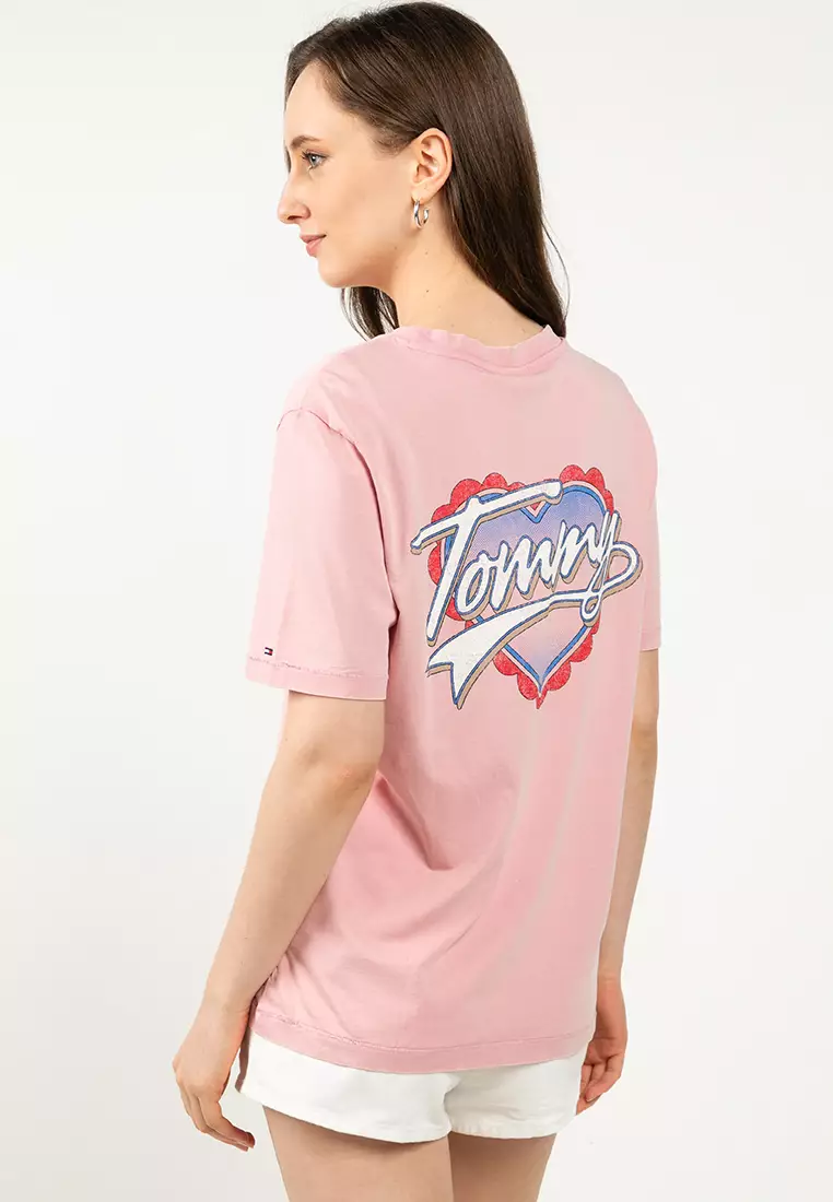 Back Heart Graphic Relaxed T-Shirt - Tommy Jeans
