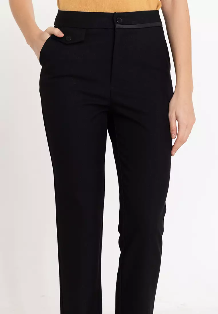 Textured Suit Pants