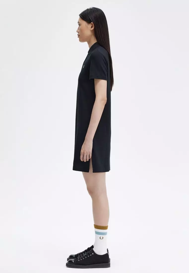 Buy Fred Perry Fred Perry D3174 SPLIT DETAIL PIQUE DRESS