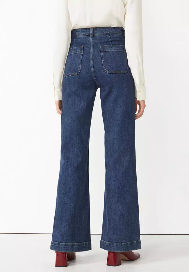 Buy & Other Stories Flared High Waist Jeans Online | ZALORA Malaysia