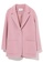 b+ab pink Wool oversized blazer B86E6AAA132E65GS_1